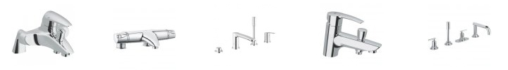 Монтаж смесителей Grohe для ванной на бортик ванны Монтаж смесителей Grohe для ванной на бортик ванны