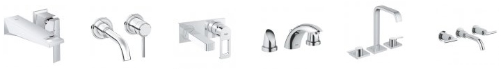 Монтаж смесителей Grohe для раковины на два и три отверстия Монтаж смесителей Grohe для раковины на два и три отверстия