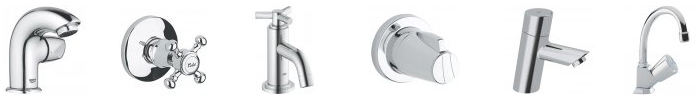 Одновентильные смесители Grohe Одновентильные смесители Grohe