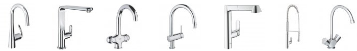 Монтаж смесителей Grohe для кухни на одно отверстие Монтаж смесителей Grohe для кухни на одно отверстие